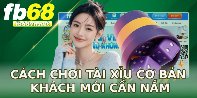Cách chơi tài xỉu cơ bản khách mới cần nắm