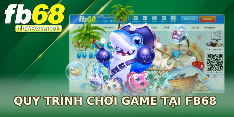 Quy trình chơi game tại FB68
