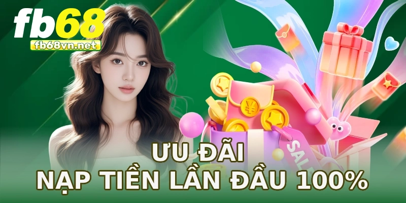 Ưu đãi nạp tiền lần đầu 100%