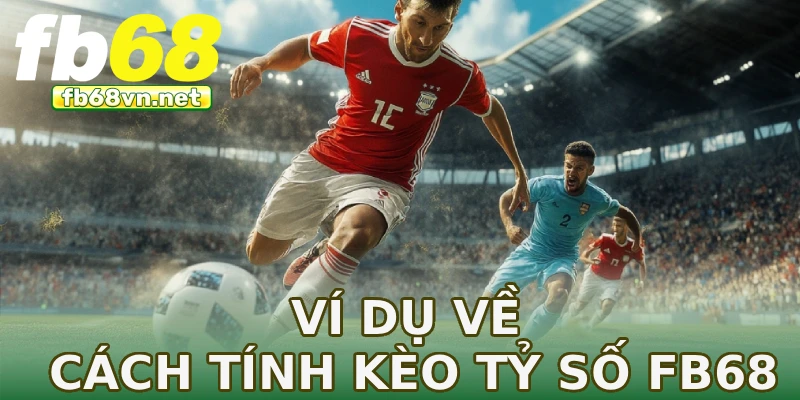 Ví dụ về cách tính kèo tỷ số FB68